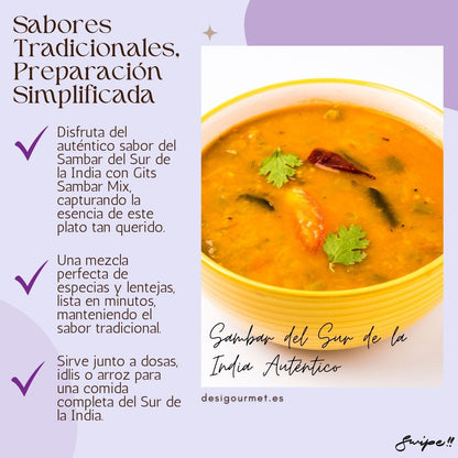 Prepared for Sambar | Sambar Mix 200g Gits