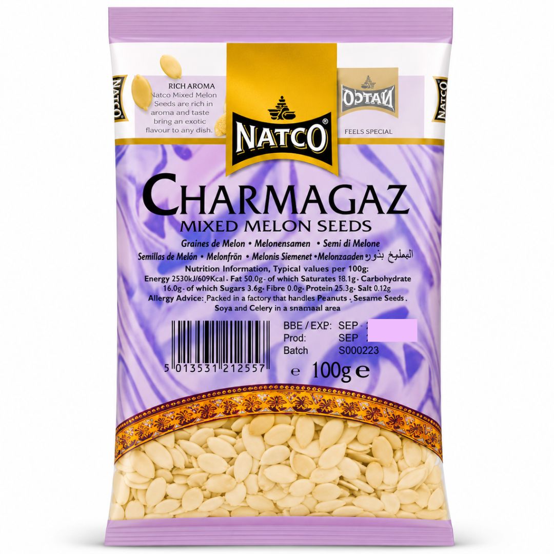 Semillas de Melón | | Dried Melon Seeds | Char Magaz 100g Natco