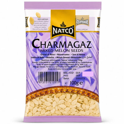 Semillas de Melón | | Dried Melon Seeds | Char Magaz 100g Natco