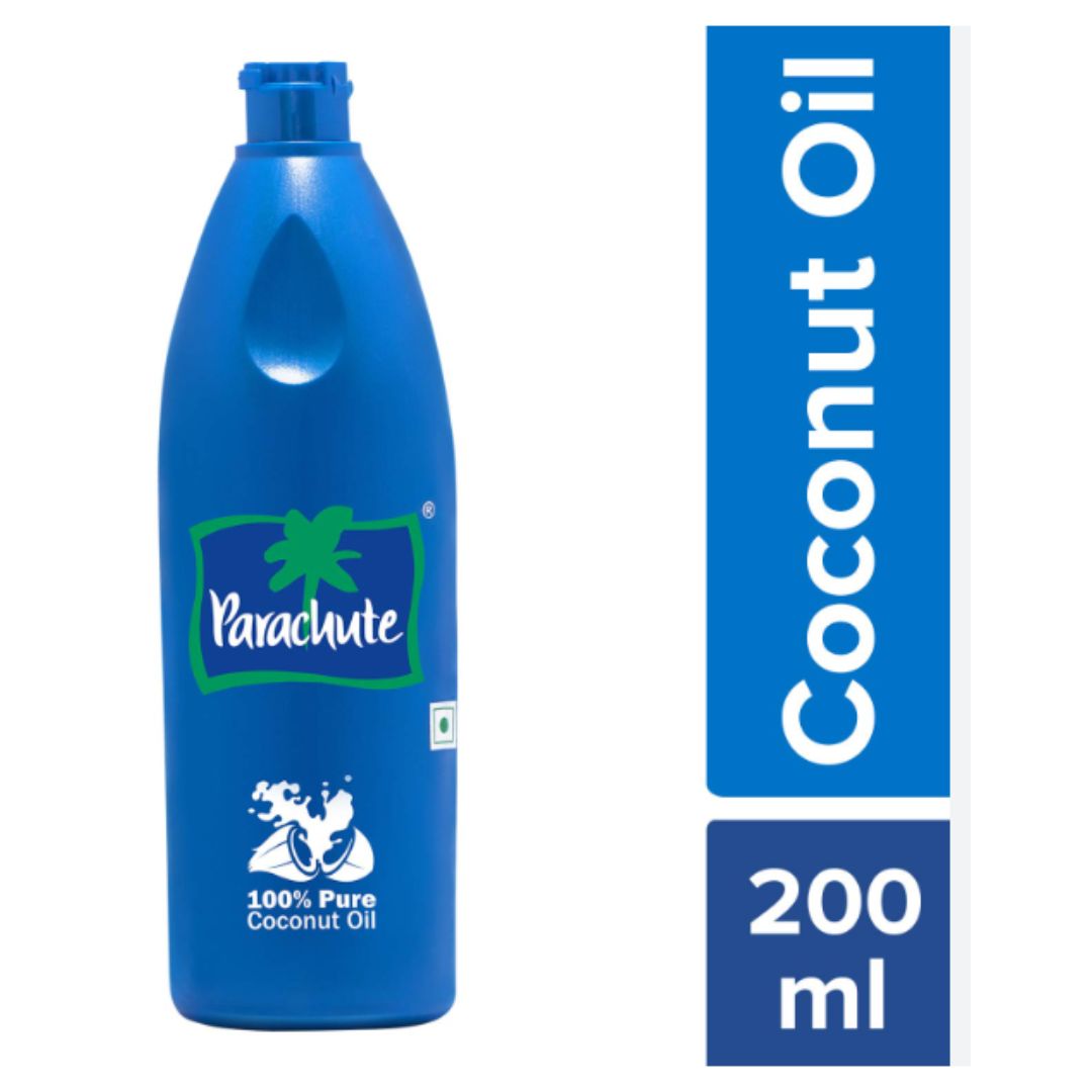 100% शुद्ध नारियल तेल | नारियल तेल 100% शुद्ध 200ml "पैराशूट"