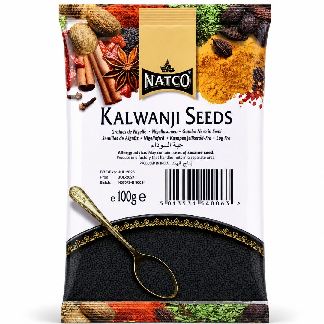 Semillas de Ajenuz o Nigella (nigella sativa) | Nigella seeds | Kalonji 100g Natco