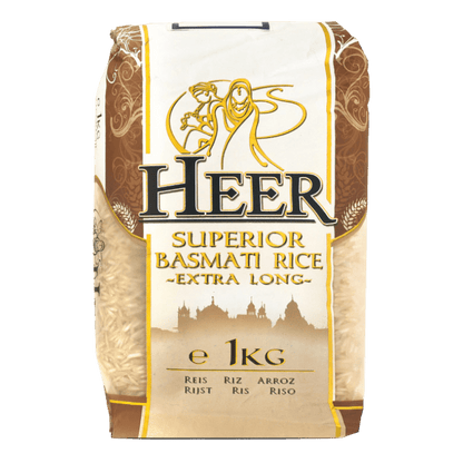 Arroz Basmati Extra Largo |  Basmati Rice Extra Long 1kg "HEER"
