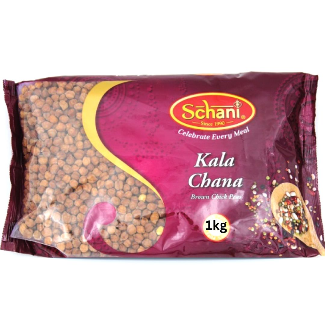 Garbanzos Negros | Brown Chickpeas | Kala Chana 1kg Schani