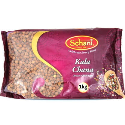 Garbanzos Negros | Brown Chickpeas | Kala Chana 1kg Schani