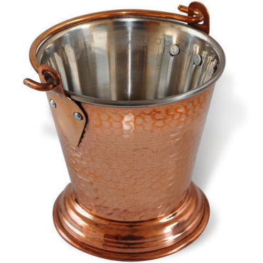 Copper Steel Balti Bucket, for Serving Dishes | Copper Steel Bucket (Balti) for 2 portions