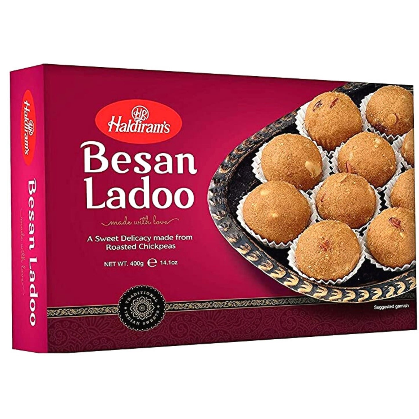 मीठे बेसन के लड्डू | बेसन लड्डू 400 ग्राम हल्दीराम