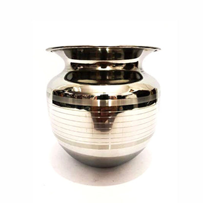 Kalash para Pooja Acero Inoxidable  | Kalash (Kaveri) Pooja Stainless Steel