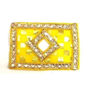 Vestido de estatua de dios | God statue designer dress | Poshak for God idol (square shape)