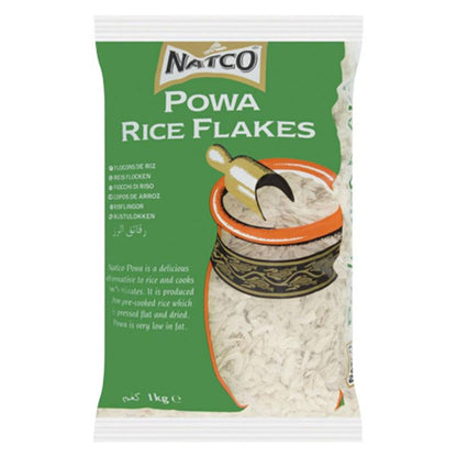 Copos de Arroz | Rice Flakes Medium | Poha Medium 1kg Natco