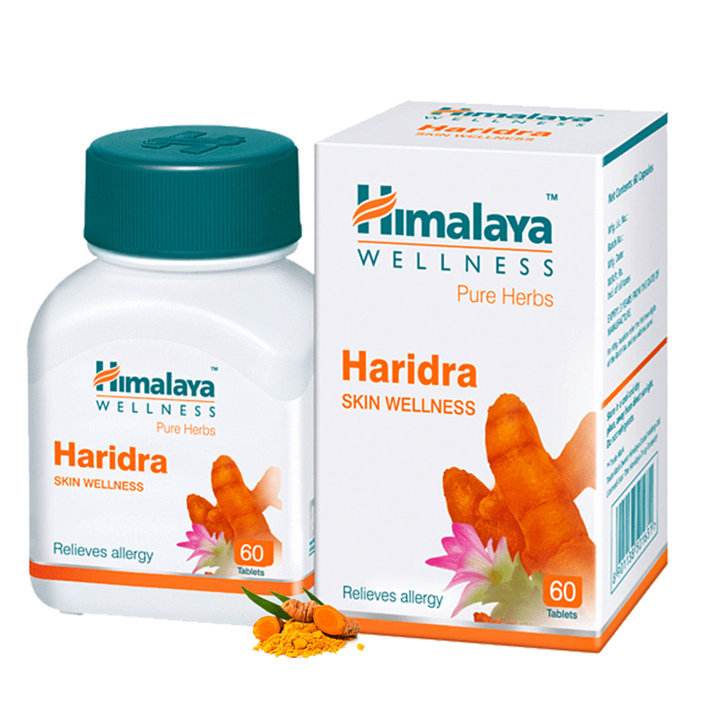 Turmeric Tablets | Haridra (Turmeric) Tablets Himalaya Pure Herbs 60 Tablets
