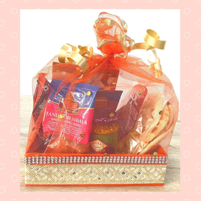 Gift basket with products | Colorful Fancy Gift Basket