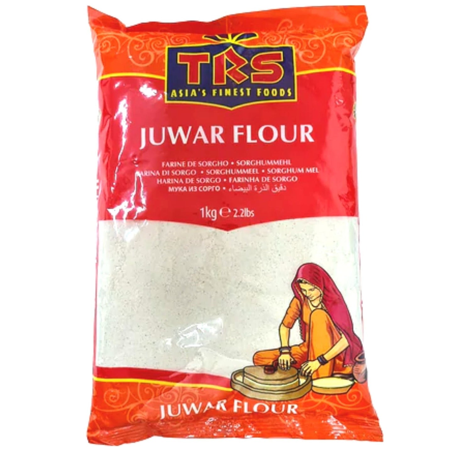 Harina de Sorgo (mijo grande) | Sorghum flour | Juwar Flour 1kg TRS