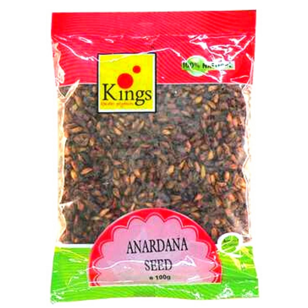 Semillas de granada | Pomegranate seeds | Anardana Seeds 100g Kings