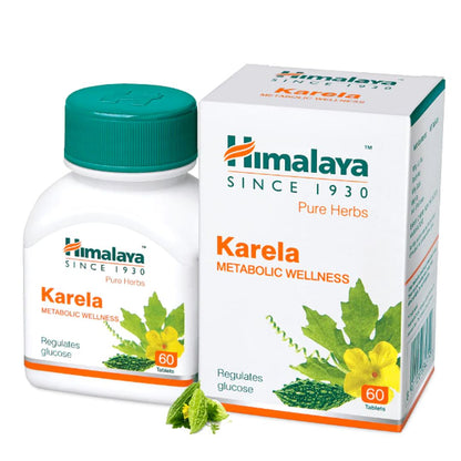 Karela Bienestar Metabólico (Momordica Charantia) tabletas | Karela Tablets Pure Herbs 60tablets Himalaya