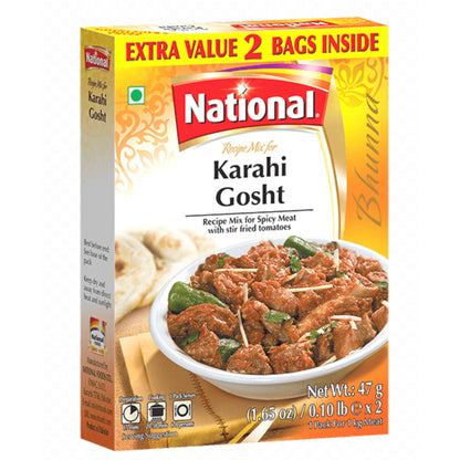 Especias para Guiso tradicional de Carne | Karahi Gosht Masala 100g National