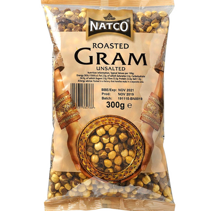 Garbanzo Tostado | Roasted Gram Daria Unsalted 300g Natco