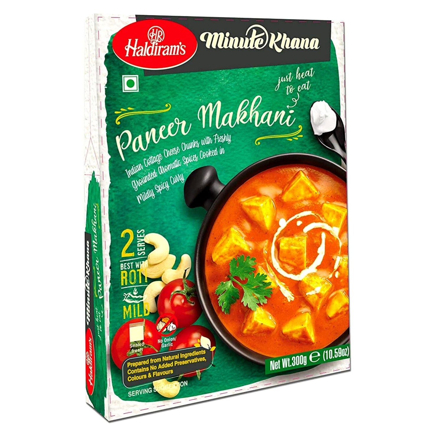 Queso en salsa de tomates y anacardos | Paneer Makhani 300g Haldiram