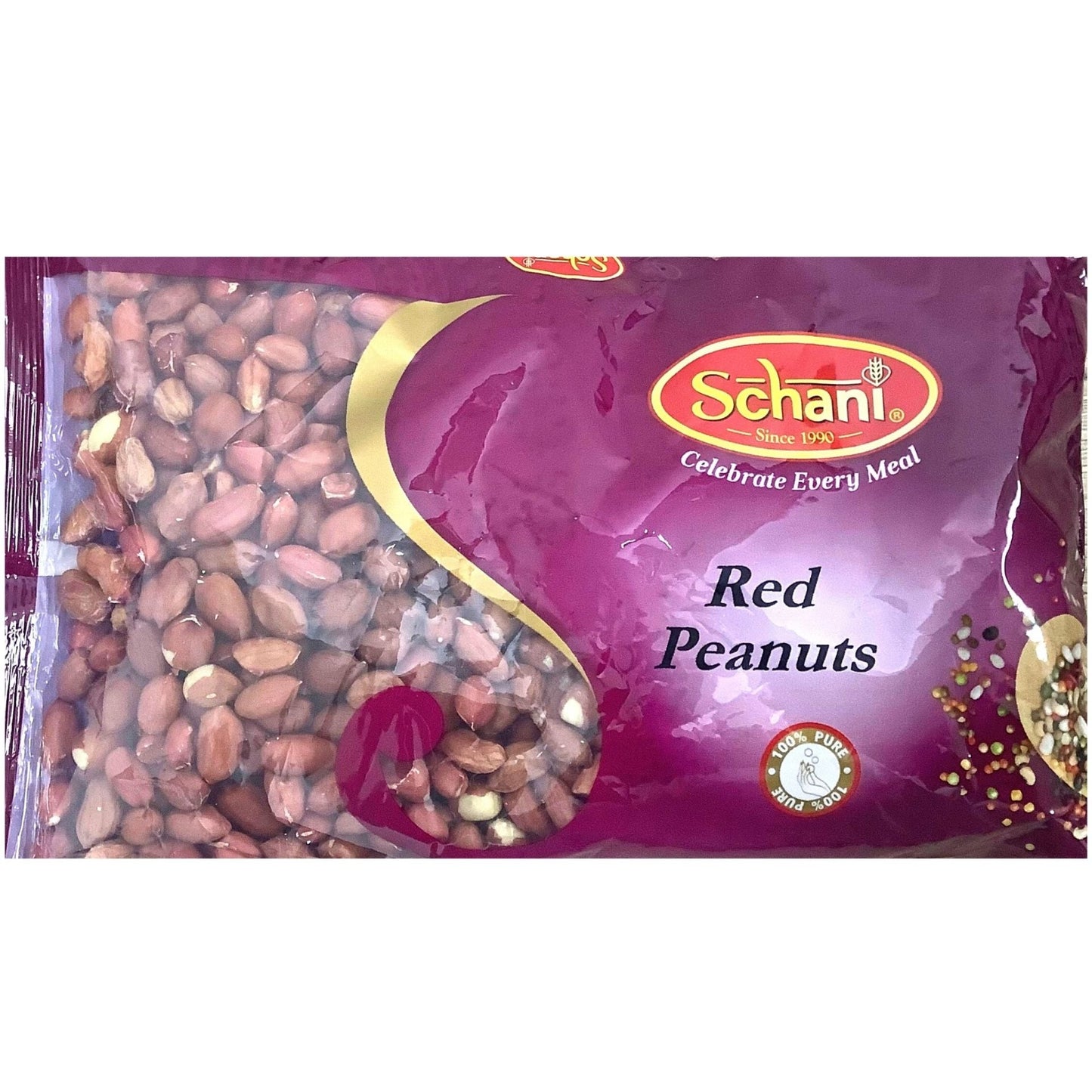Cacahuete Crudo (Piel roja) | Red Peanuts 375g Schani