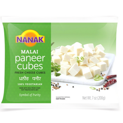 Queso Fresco Indio Cubos (Congelado) | Paneer Cubes 400g Nanak (Frozen)