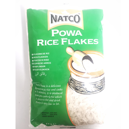 Copos de Arroz | Rice Flakes Medium | Poha Medium 1kg Natco