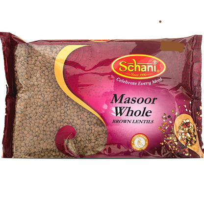 Brown Lentils | Masoor Whole 500g Schani