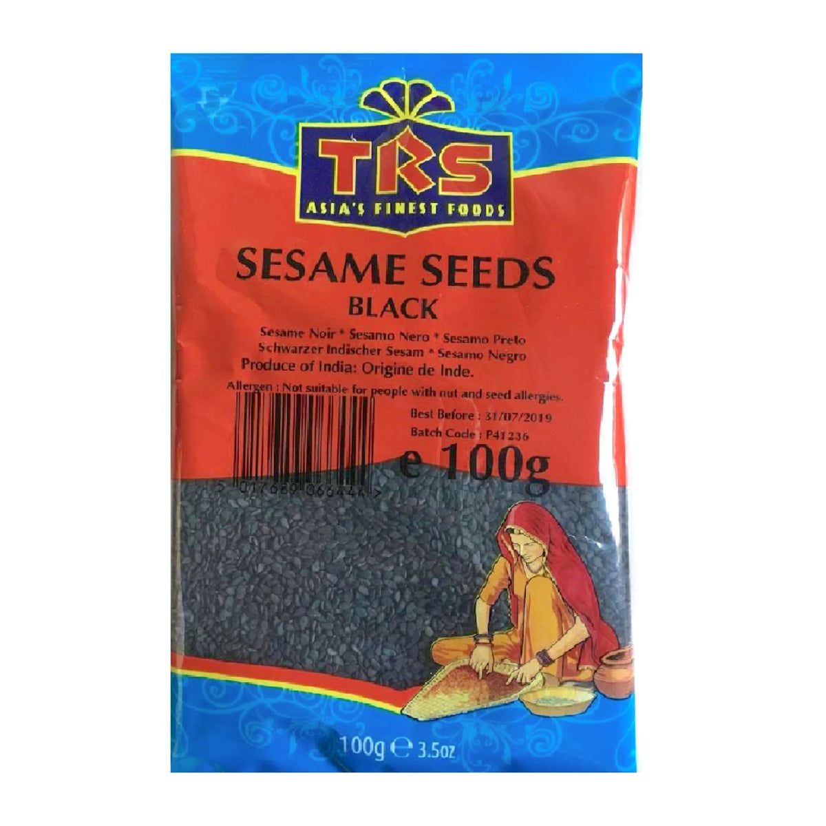 Semillas de Sesamo Negro | Black Sesame Seeds (Granel/Loose) 100g TRS