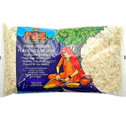 Copos de Arroz | Rice Flakes Medium | Poha Medium 300g TRS