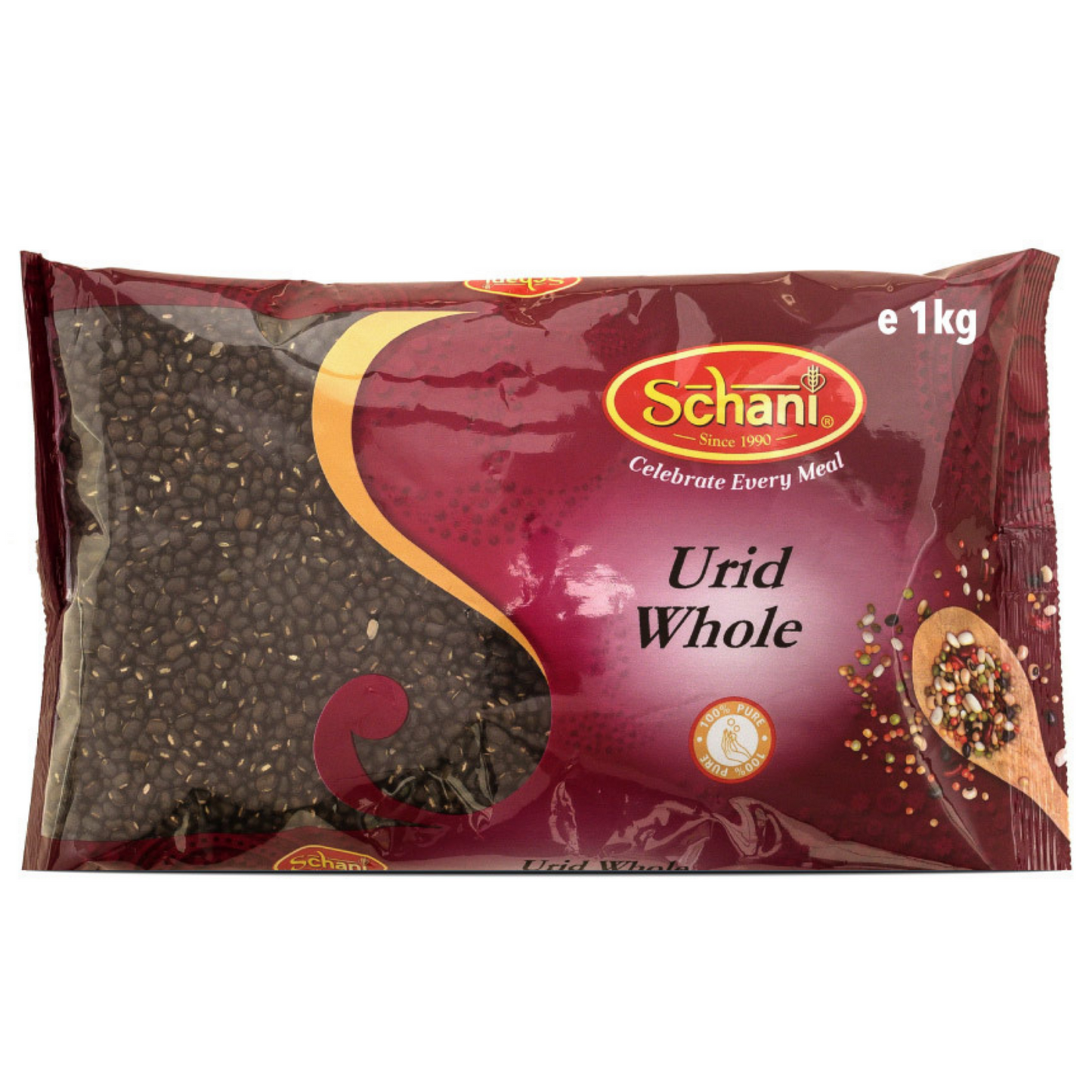 Frijol negro (Vigna mungo) | Whole Urid Beans 500g Schani