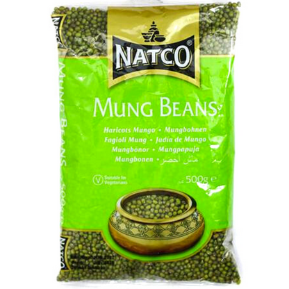 Green Mungo Beans (Vigna radiata) | Whole Green Mung 500g Natco