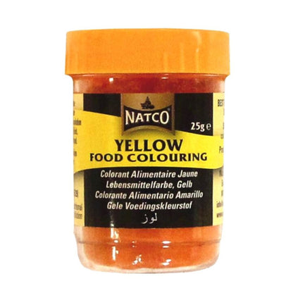 Colorante Amarillo en Polvo  | Yellow Food Colour powder 25g Natco