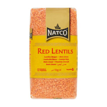 Red Lentils (Lens culinaris) | Red Lentils | Masoor dal 2kg Natco