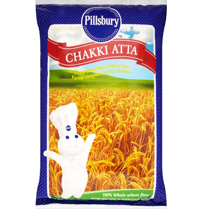 Harina de trigo para Chapati | Wheat Flour for Chapati  5kg Pillsbury Chakki Atta