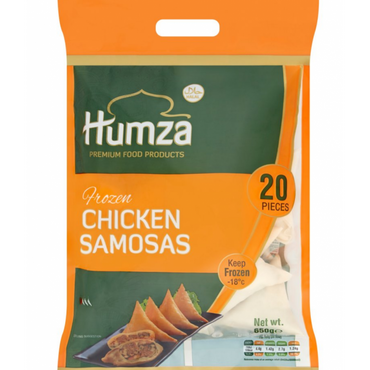 Samosa de pollo (Congelado) | Chicken Samosa 650g/20pcs. Humza (Frozen)