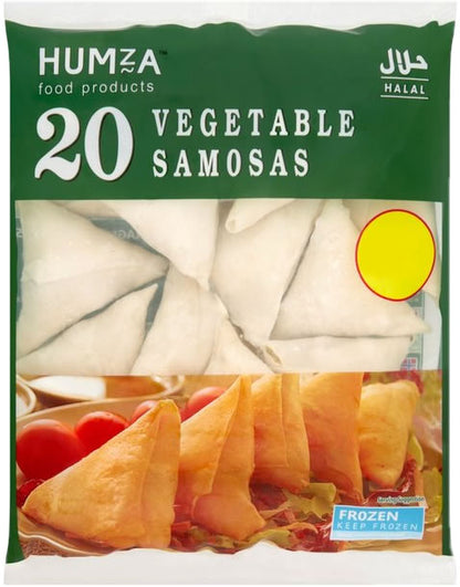 Potato and Pea Samosas | Vegetable Samosa 650g/20 pcs. Humza