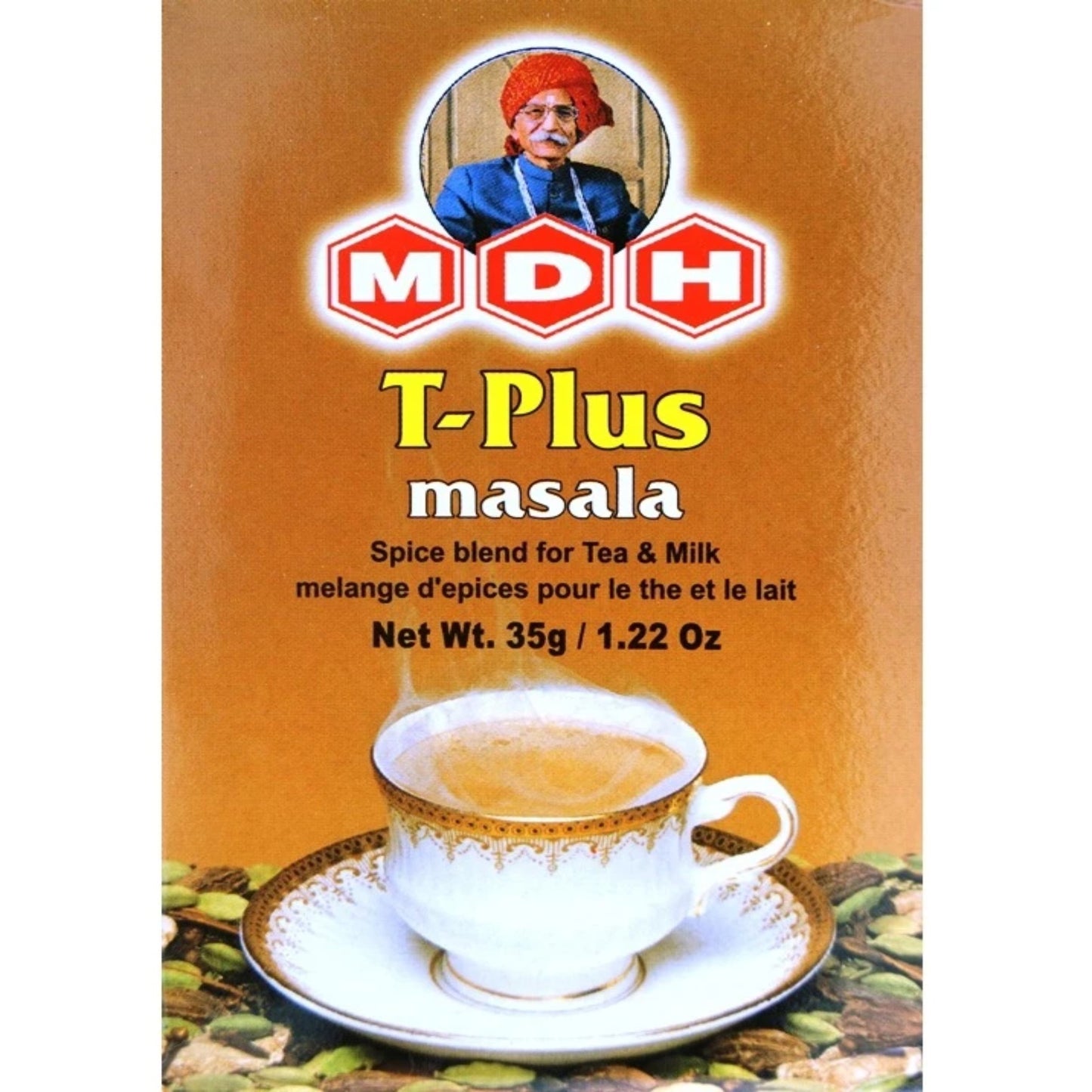 MDH Masala Chai Spice Blend 35g: Authentic Indian spice mix for a warming, aromatic tea experience. Buy now from desighubourmet.com.